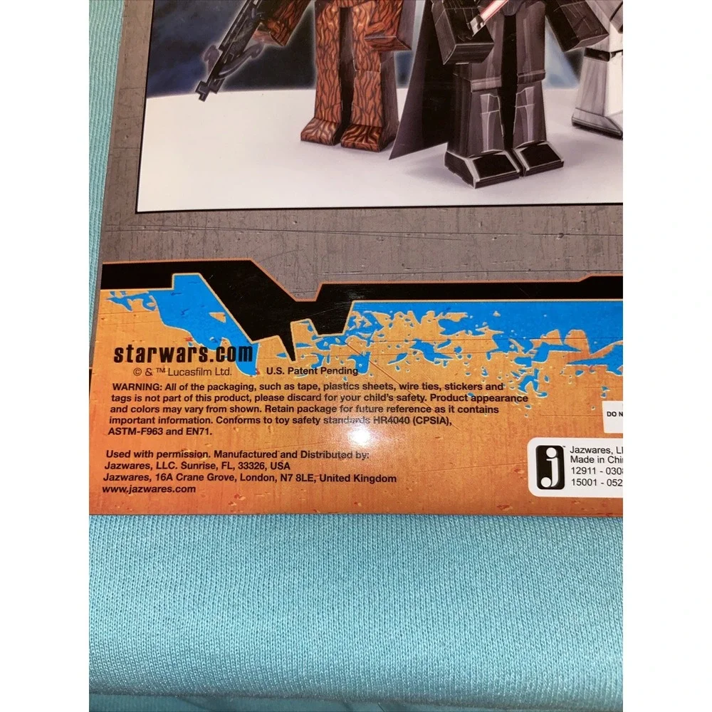 Star Wars Poseable Darth Vader Blueprints Paper Craft 12 Inch Character NIB
